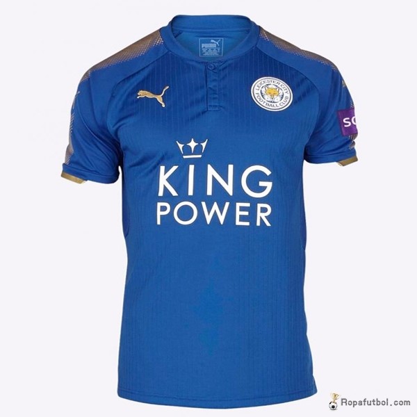 Camiseta Leicester City Replica Primera Ropa 2017/18